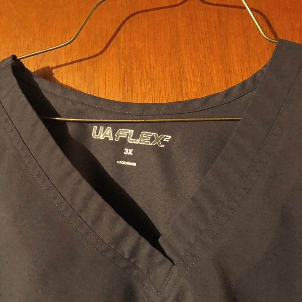 Grey Women's Scrub Top